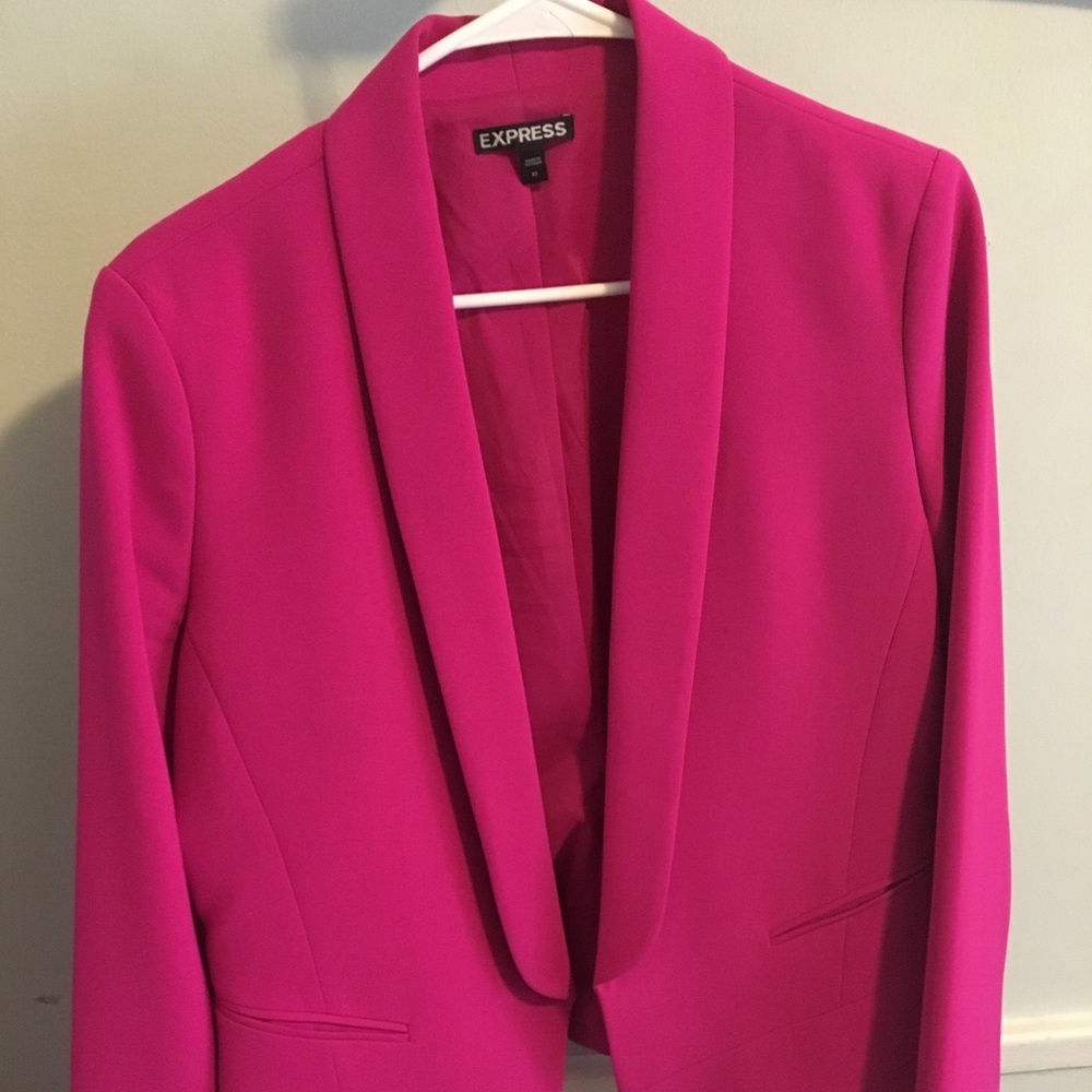 Express Hot Pink Blazer